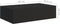 vidaXL - Wandschap - met - lade - 40x23,5x10 - cm - MDF - zwart