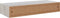 vidaXL - Wandschap - met - lade - 60x23,5x10 - cm - MDF - betongrijs