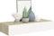 vidaXL - Wandschap - met - lade - 60x23,5x10 - cm - MDF - eikenkleurig - en - wit