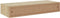 vidaXL - Wandschap - met - lade - 60x23,5x10 - cm - MDF - eikenkleurig - en - wit