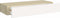 vidaXL - Wandschap - met - lade - 60x23,5x10 - cm - MDF - eikenkleurig - en - wit