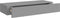 vidaXL - Wandschap - met - lade - 60x23,5x10 - cm - MDF - grijs