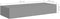 vidaXL - Wandschap - met - lade - 60x23,5x10 - cm - MDF - grijs