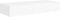 vidaXL - Wandschap - met - lade - 60x23,5x10 - cm - MDF - wit