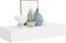 vidaXL - Wandschap - met - lade - 60x23,5x10 - cm - MDF - wit
