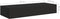 vidaXL - Wandschap - met - lade - 60x23,5x10 - cm - MDF - zwart