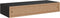 vidaXL - Wandschap - met - lade - 60x23,5x10 - cm - MDF - zwart