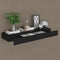 vidaXL - Wandschap - met - lade - zwevend - 80x25x8 - cm - zwart