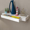 vidaXL - Wandschap - met - lade - zwevend - MDF - wit
