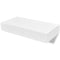 vidaXL - Wandschap - met - lade - zwevend - MDF - wit