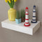 vidaXL - Wandschap - met - lade - zwevend - MDF - wit