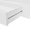 vidaXL - Wandschap - met - lade - zwevend - MDF - wit