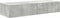 vidaXL - Wandschap - met - lades - 100x36x19 - cm - bewerkt - hout - betongrijs