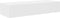 vidaXL - Wandschap - met - lades - 100x36x19 - cm - bewerkt - hout - wit