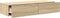 vidaXL - Wandschap - met - lades - 100x36x19 - cm - bewerkt - hout - sonoma - eikenkleur