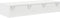 vidaXL - Wandschap - met - lades - 100x36x19 - cm - bewerkt - hout - wit