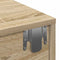 vidaXL - Wandschap - met - lades - 100x36x19 - cm - bewerkt - hout - sonoma - eikenkleur