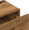 vidaXL - Wandschap - met - lades - 100x36x19 - cm - bewerkt - hout - oud - houtkleurig