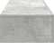vidaXL - Wandschap - met - lades - 100x36x19 - cm - bewerkt - hout - betongrijs