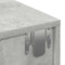 vidaXL - Wandschap - met - lades - 100x36x19 - cm - bewerkt - hout - betongrijs