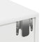 vidaXL - Wandschap - met - lades - 100x36x19 - cm - bewerkt - hout - wit
