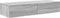 vidaXL - Wandschap - met - lades - 100x36x19cm - bewerkt - hout - grijs - sonoma - eiken