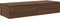 vidaXL - Wandschap - met - lades - 100x36x19cm - bewerkt - hout - bruin - eikenkleurig
