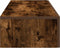 vidaXL - Wandschap - met - lades - 100x36x19cm - bewerkt - hout - gerookt - eikenkleur