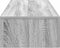 vidaXL - Wandschap - met - lades - 100x36x19cm - bewerkt - hout - grijs - sonoma - eiken