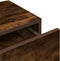 vidaXL - Wandschap - met - lades - 100x36x19cm - bewerkt - hout - gerookt - eikenkleur