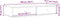 vidaXL - Wandschap - met - lades - 100x37,5x19 - cm - bewerkt - hout - bruin - eiken
