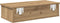 vidaXL - Wandschap - met - lades - 60x25x15 - cm - bewerkt - hout - artisanaal - eiken