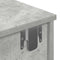 vidaXL - Wandschap - met - lades - 60x25x15 - cm - bewerkt - hout - betongrijs