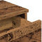 vidaXL - Wandschap - met - lades - 60x25x15 - cm - bewerkt - hout - oud - houtkleurig