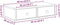 vidaXL - Wandschap - met - lades - 60x25x15 - cm - bewerkt - hout - betongrijs