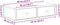vidaXL - Wandschap - met - lades - 60x25x15 - cm - bewerkt - hout - grijs - sonoma - eiken
