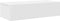 vidaXL - Wandschap - met - lades - 60x26,5x15 - cm - bewerkt - hout - wit