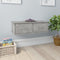 vidaXL - Wandschap - met - lades - 60x26x18,5 - cm - bewerkt - hout - betongrijs