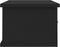 vidaXL - Wandschap - met - lades - 60x26x18,5 - cm - bewerkt - hout - zwart