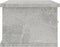 vidaXL - Wandschap - met - lades - 60x26x18,5 - cm - bewerkt - hout - betongrijs