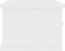 vidaXL - Wandschap - met - lades - 60x26x18,5 - cm - bewerkt - hout - wit