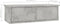 vidaXL - Wandschap - met - lades - 60x26x18,5 - cm - bewerkt - hout - betongrijs