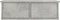 vidaXL - Wandschap - met - lades - 60x26x18,5 - cm - bewerkt - hout - betongrijs