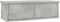 vidaXL - Wandschap - met - lades - 60x26x18,5 - cm - bewerkt - hout - betongrijs