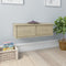 vidaXL - Wandschap - met - lades - 60x26x18,5 - cm - spaanplaat - sonoma - eikenkleurig