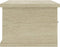 vidaXL - Wandschap - met - lades - 60x26x18,5 - cm - spaanplaat - sonoma - eikenkleurig