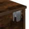vidaXL - Wandschap - met - lades - 80x31x17 - cm - bewerkt - hout - gerookt - eikenkleur
