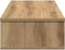 vidaXL - Wandschap - met - lades - 80x31x17 - cm - bewerkt - hout - artisanaal - eiken