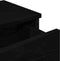 vidaXL - Wandschap - met - lades - 80x31x17 - cm - bewerkt - hout - zwart