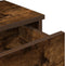 vidaXL - Wandschap - met - lades - 80x31x17 - cm - bewerkt - hout - gerookt - eikenkleur